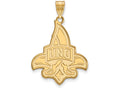 14k Yellow Gold Logoart University Of New Orleans Extra Large  Pendant