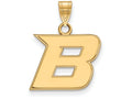 14k Yellow Gold Logoart Boise State University Small Pendant