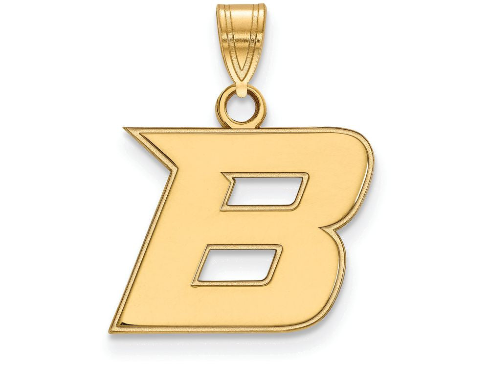 14k Yellow Gold Logoart Boise State University Small Pendant