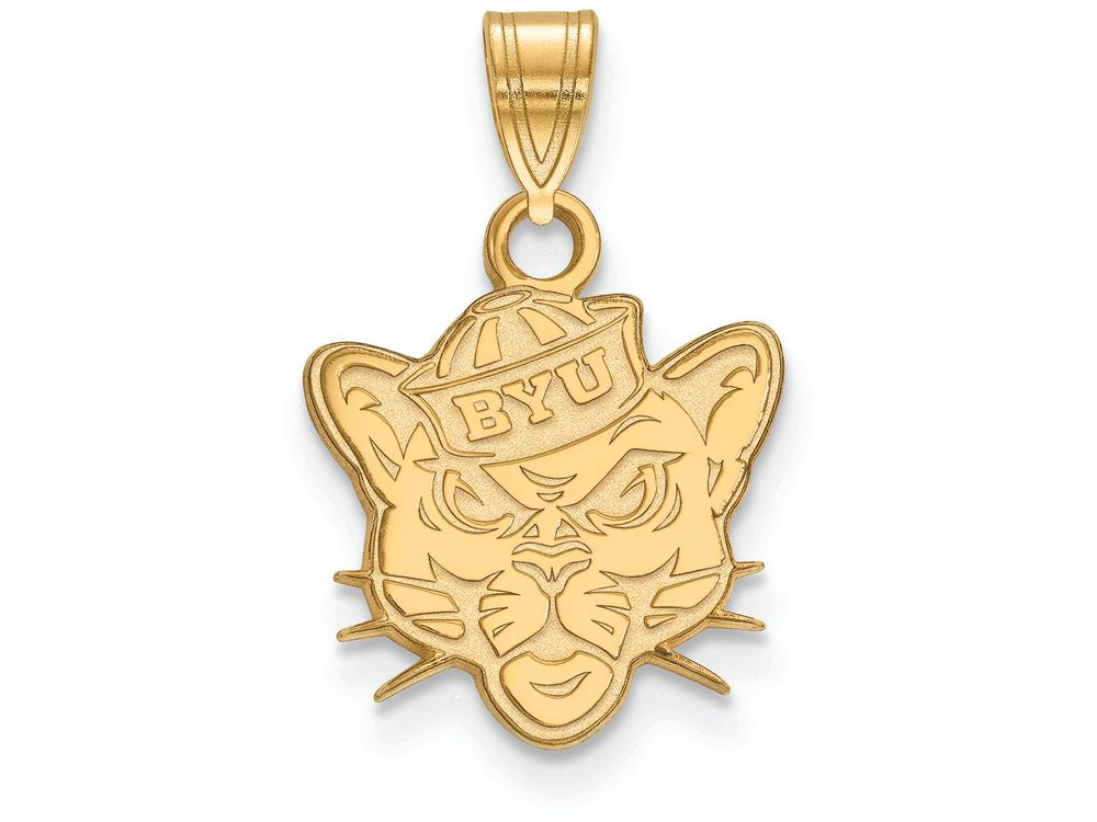 14k Yellow Gold Logoart Brigham Young University Small Pendant
