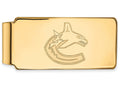 14k Yellow Gold Nhl Logoart Vancouver Canucks Money Clip