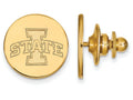 14k Yellow Gold Logoart Iowa State University Lapel Pin