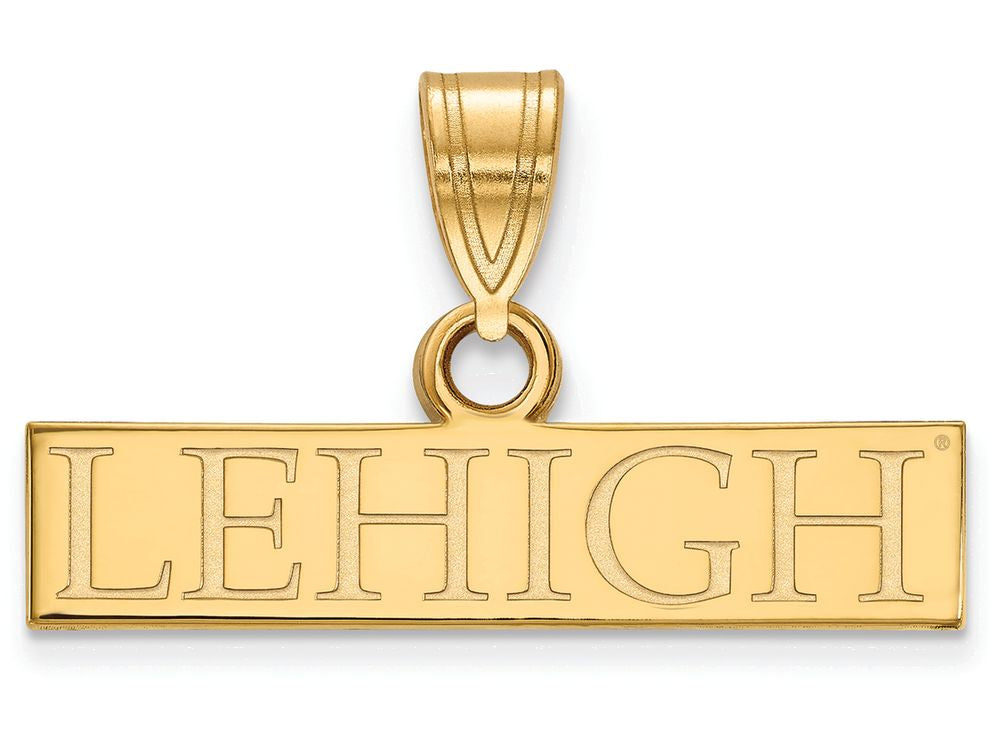 14k Yellow Gold Logoart Lehigh University Small Pendant