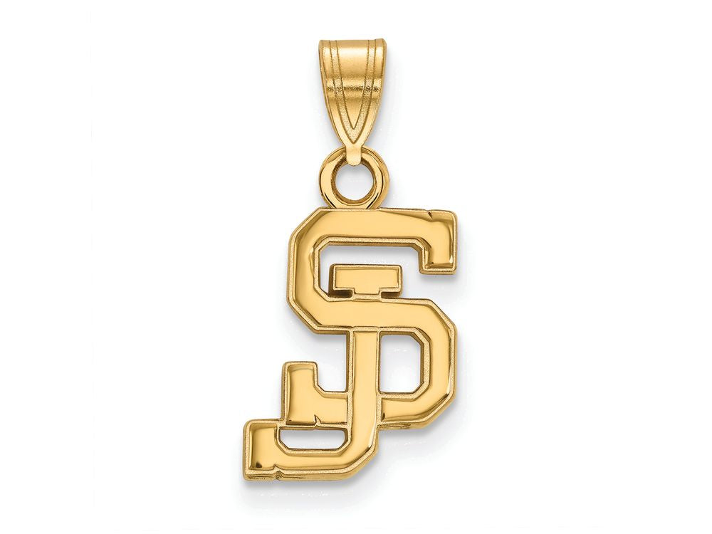 14k Yellow Gold Logoart San Jose State University Small Pendant