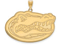 14k Yellow Gold Logoart University Of Florida Extra Large  Pendant