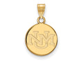 14k Yellow Gold Logoart University Of New Mexico Small Pendant