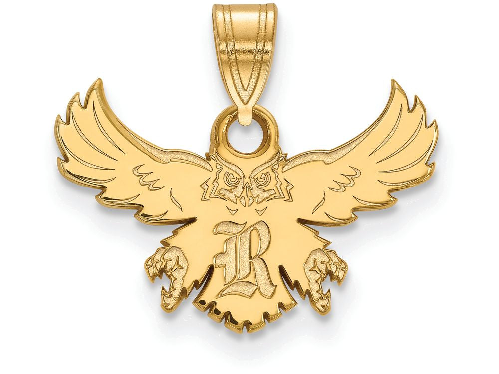 14k Yellow Gold Logoart Rice University Small Pendant