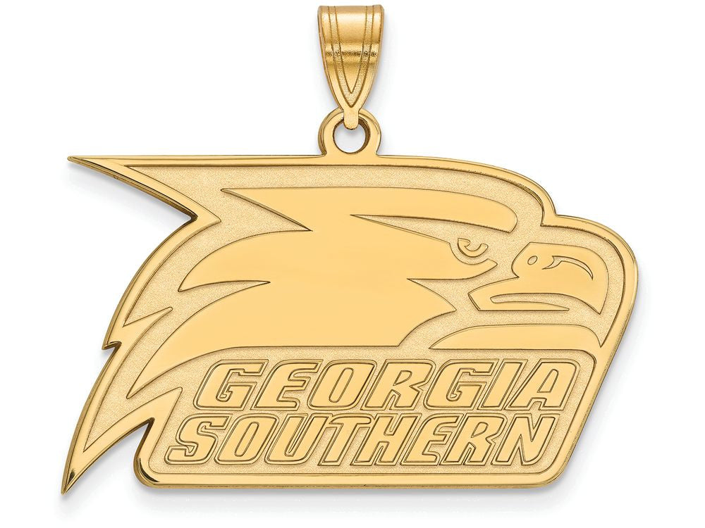 14k Yellow Gold Logoart Georgia Southern University Large Pendant