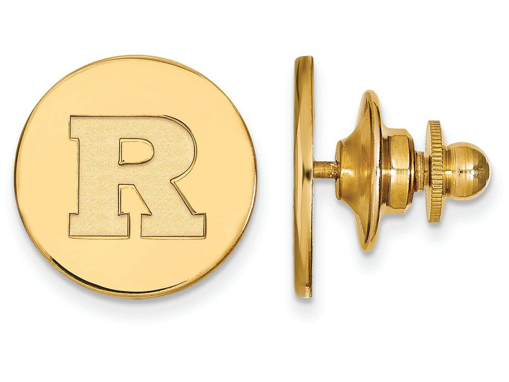 14k Yellow Gold Logoart Rutgers Lapel Pin