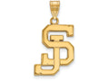 14k Yellow Gold Logoart San Jose State University Large Pendant
