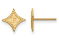 14k Yellow Gold Logoart Furman University Extra Small Post Earrings
