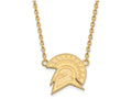 14k Yellow Gold Logoart San Jose State University Large Pendant Necklace