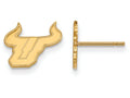 14k Yellow Gold Logoart University Of South Florida Extra Small Post Earrings