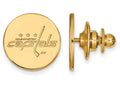 14k Yellow Gold Nhl Logoart Washington Capitals Lapel Pin
