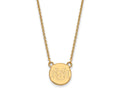 14k Yellow Gold Logoart University Of New Mexico Small Pendant Necklace