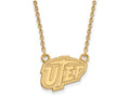 14k Yellow Gold Logoart The University Of Texas At El Paso Small Pendant Necklace