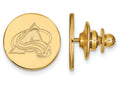 14k Yellow Gold Nhl Logoart Colorado Avalanche Lapel Pin