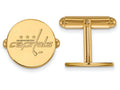 14k Yellow Gold Nhl Logoart Washington Capitals Cuff Links