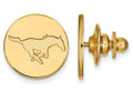 14k Yellow Gold Logoart Southern Methodist University Tie Tac