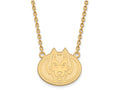 14k Yellow Gold Logoart St. Cloud State Large Pendant Necklace