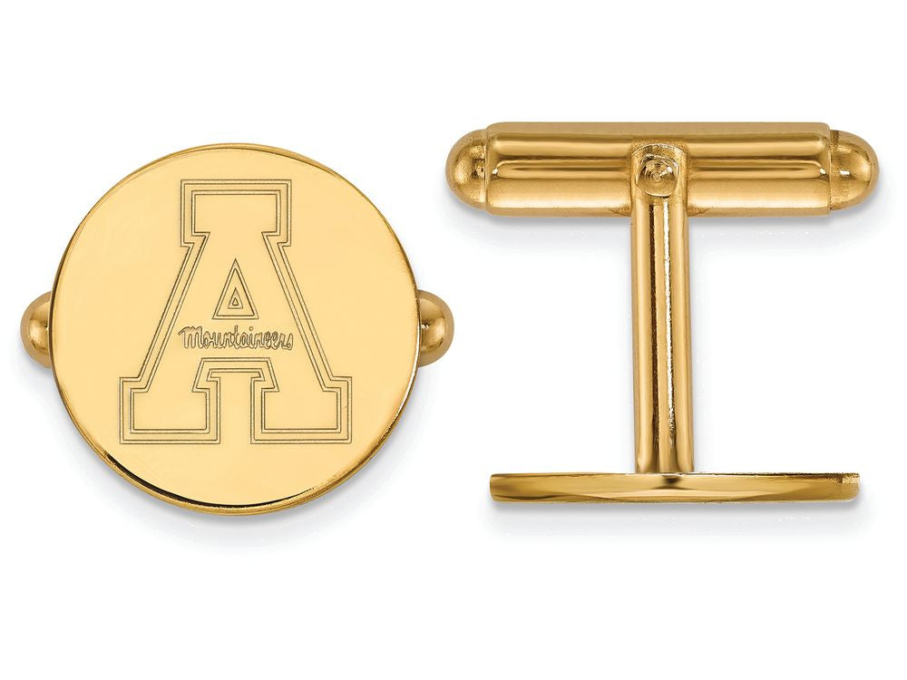 14k Yellow Gold Logoart Appalachian State University Cuff Link