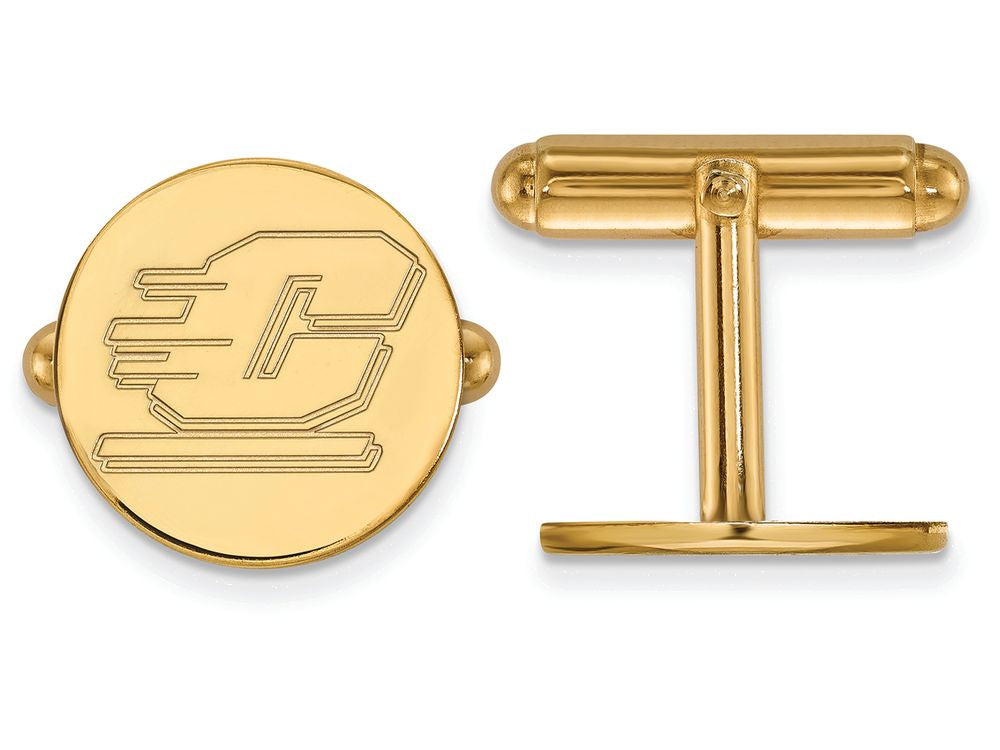 14k Yellow Gold Logoart Central Michigan University Cuff Link