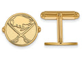 14k Yellow Gold Nhl Logoart Buffalo Sabres Cuff Links