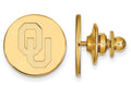 14k Yellow Gold Logoart University Of Oklahoma Tie Tac