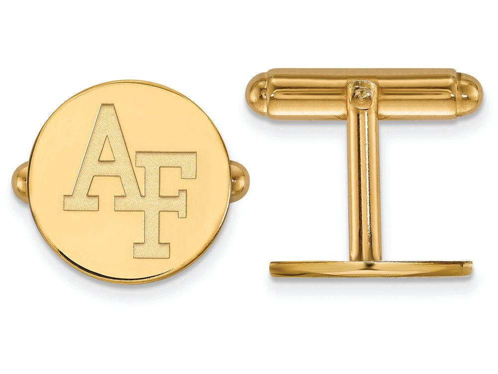 14k Yellow Gold Logoart United States Air Force Academy Cuff Link