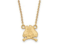 14k Yellow Gold Logoart East Carolina University Small Pendant Necklace