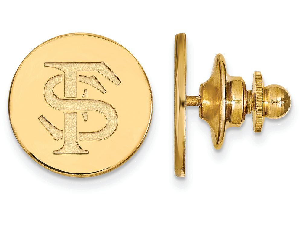 14k Yellow Gold Logoart Florida State University Lapel Pin