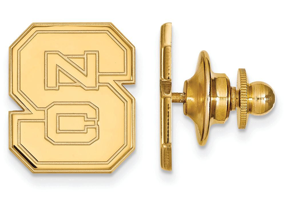14k Yellow Gold Logoart North Carolina State University Lapel Pin