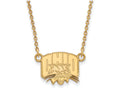 14k Yellow Gold Logoart Ohio University Small Pendant Necklace