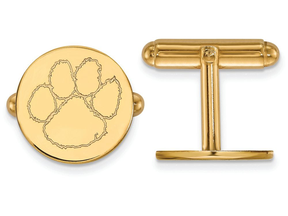 14k Yellow Gold Logoart Clemson University Cuff Link