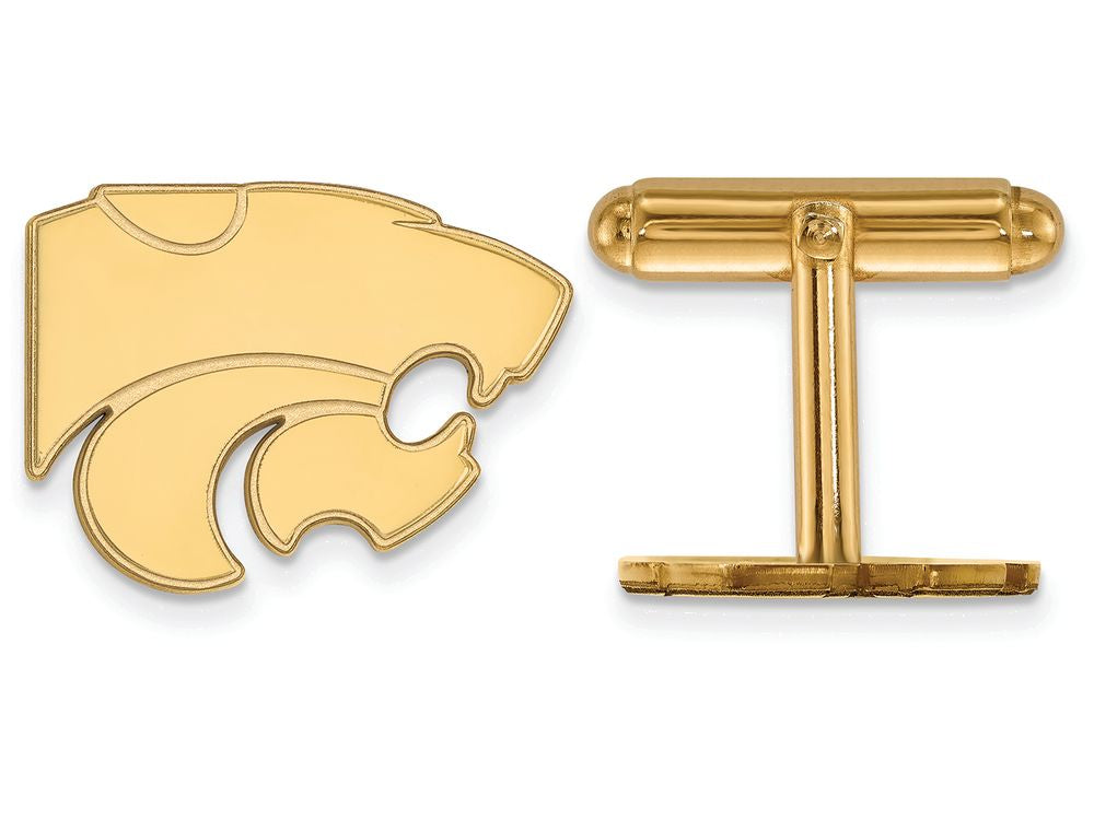 14k Yellow Gold Logoart Kansas State University Cuff Link