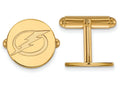 14k Yellow Gold Nhl Logoart Tampa Bay Lightning Cuff Links