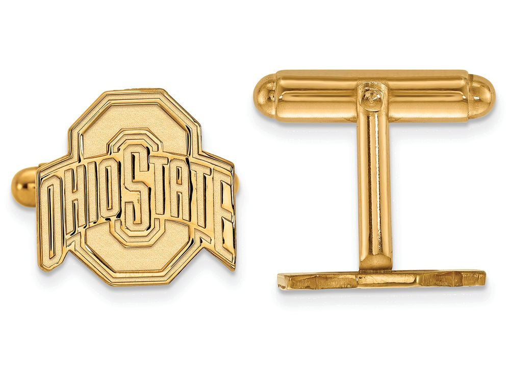 14k Yellow Gold Logoart Ohio State University Cuff Link