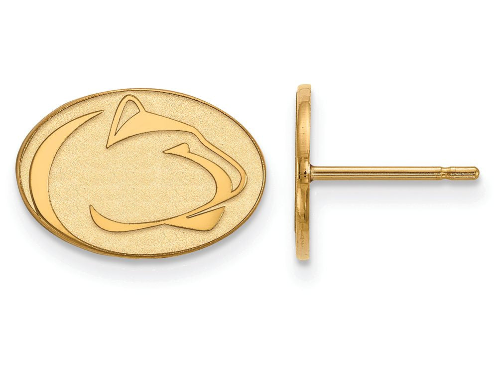 14k Yellow Gold Logoart Penn State University Extra Small Post Earrings