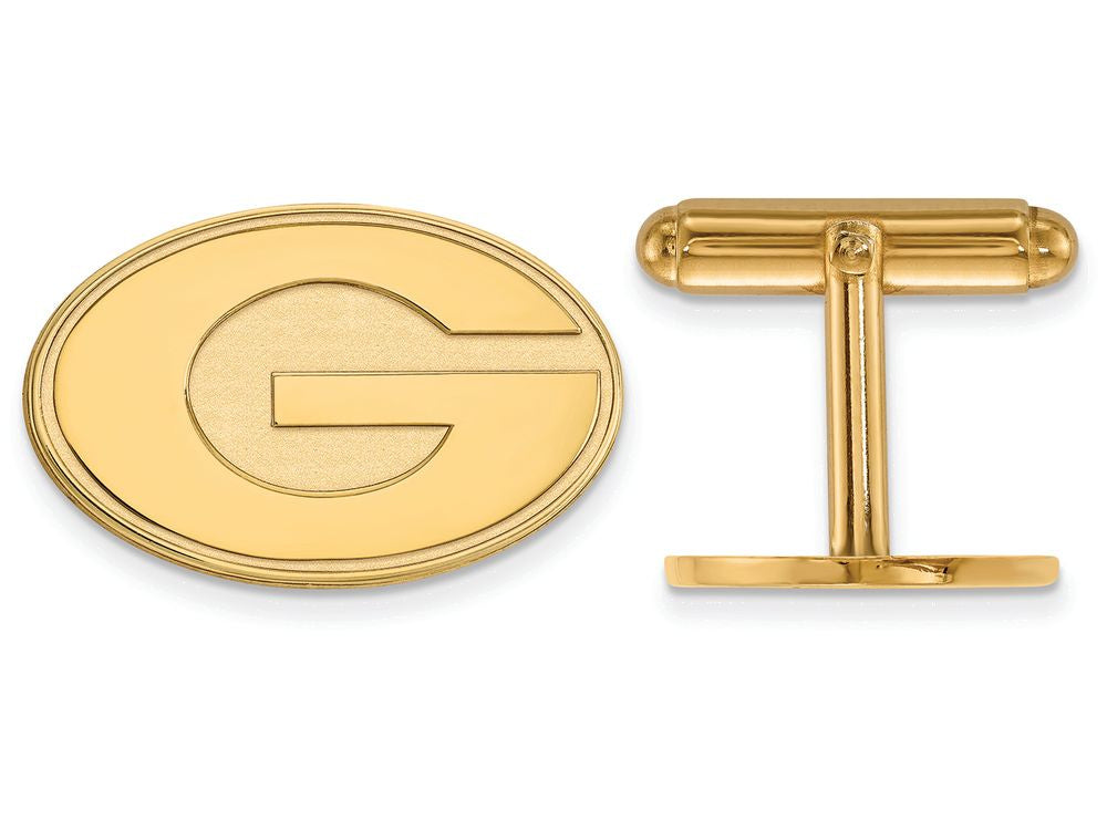 14k Yellow Gold Logoart University Of Georgia Cuff Link