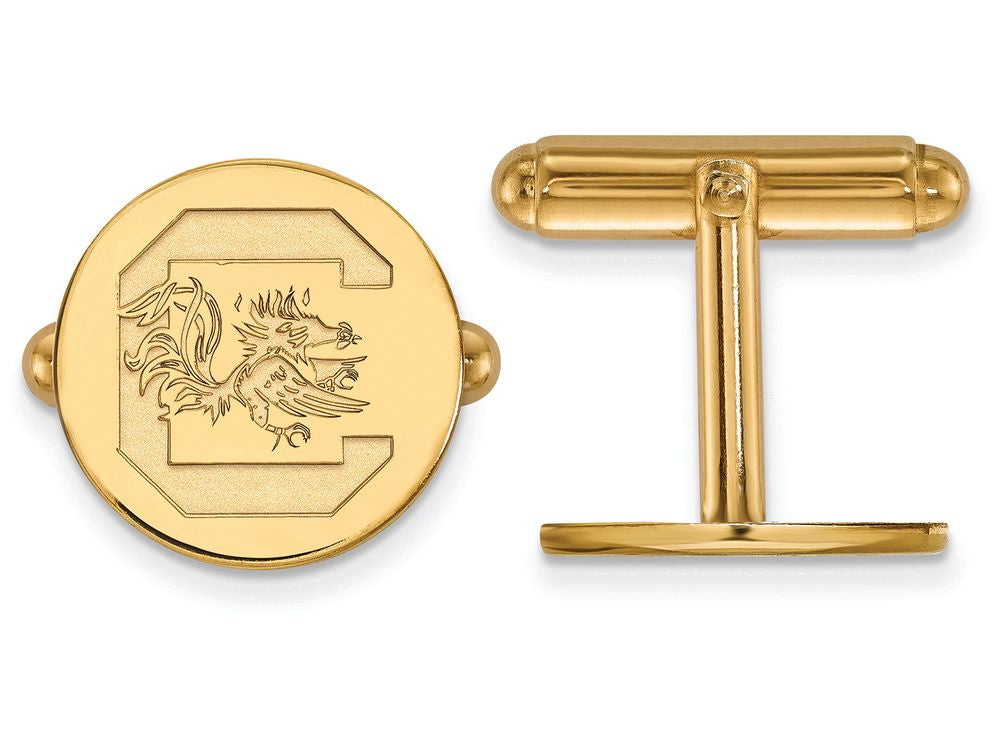 14k Yellow Gold Logoart University Of South Carolina Cuff Link