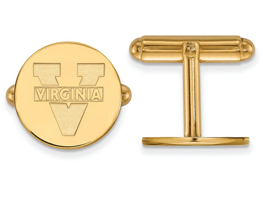 14k Yellow Gold Logoart University Of Virginia Cuff Link