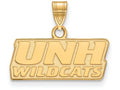 14k Yellow Gold Logoart University Of New Hampshire Small Pendant