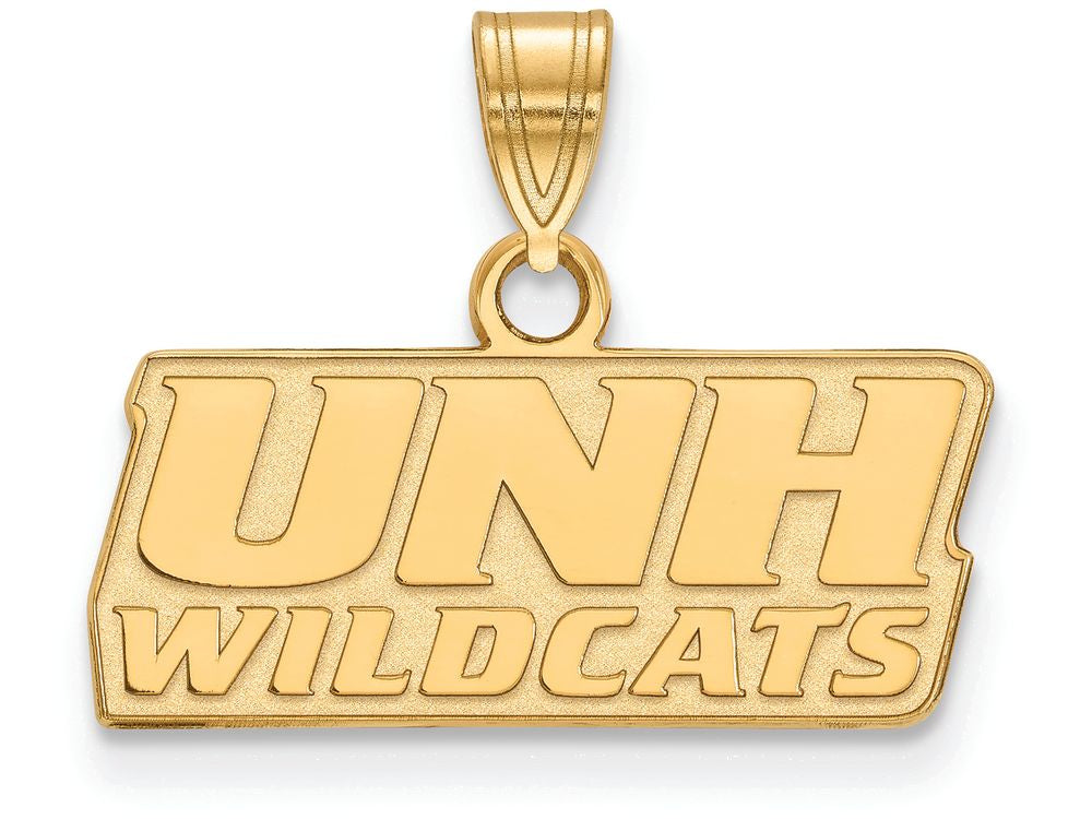 14k Yellow Gold Logoart University Of New Hampshire Small Pendant
