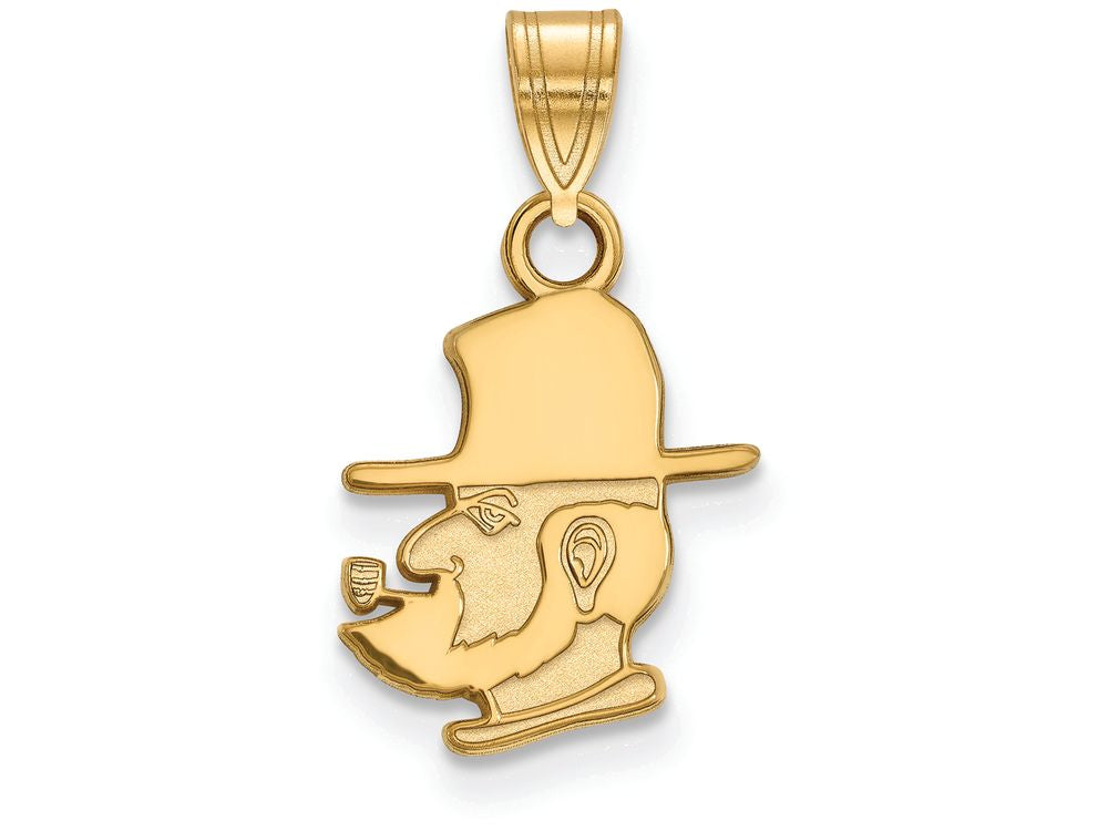 14k Yellow Gold Logoart Appalachian State University Small Pendant