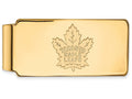 14k Yellow Gold Nhl Logoart Toronto Maple Leafs Money Clip
