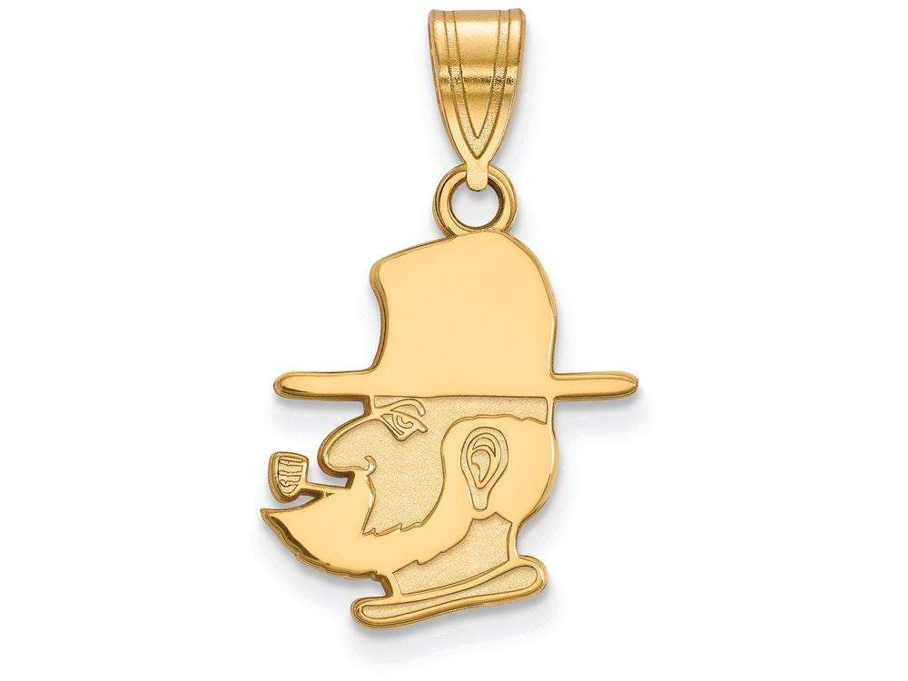 14k Yellow Gold Logoart Appalachian State University Medium Pendant