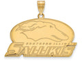 14k Yellow Gold Logoart Southern Illinois University Large Pendant