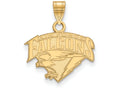 14k Yellow Gold Logoart United States Air Force Academy Small Pendant