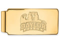 14k Yellow Gold Logoart Baylor University Money Clip
