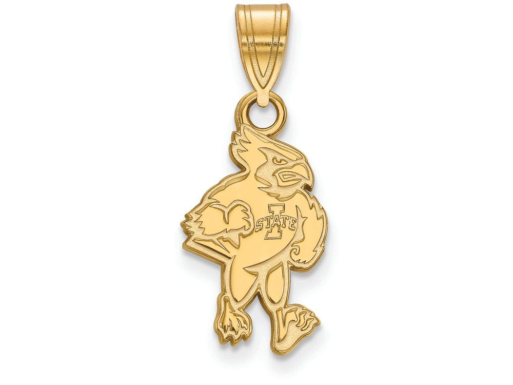 14k Yellow Gold Logoart Iowa State University Medium Pendant